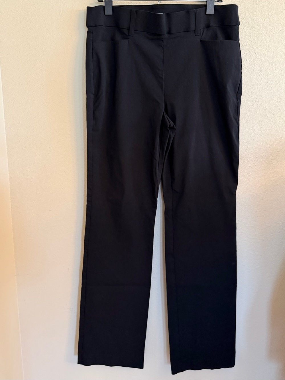 Maurices Black Straight-Leg Work Trousers